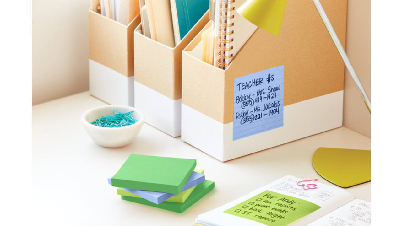 Memoblok Post-it 675-6 Super Sticky 101x101mm Oasis 6 stuks