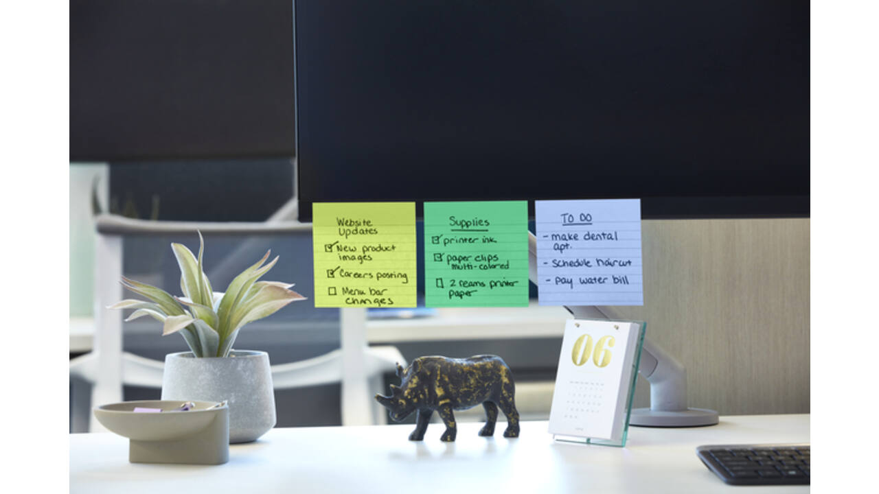 Memoblok Post-it 675-6 Super Sticky 101x101mm Oasis 6 stuks