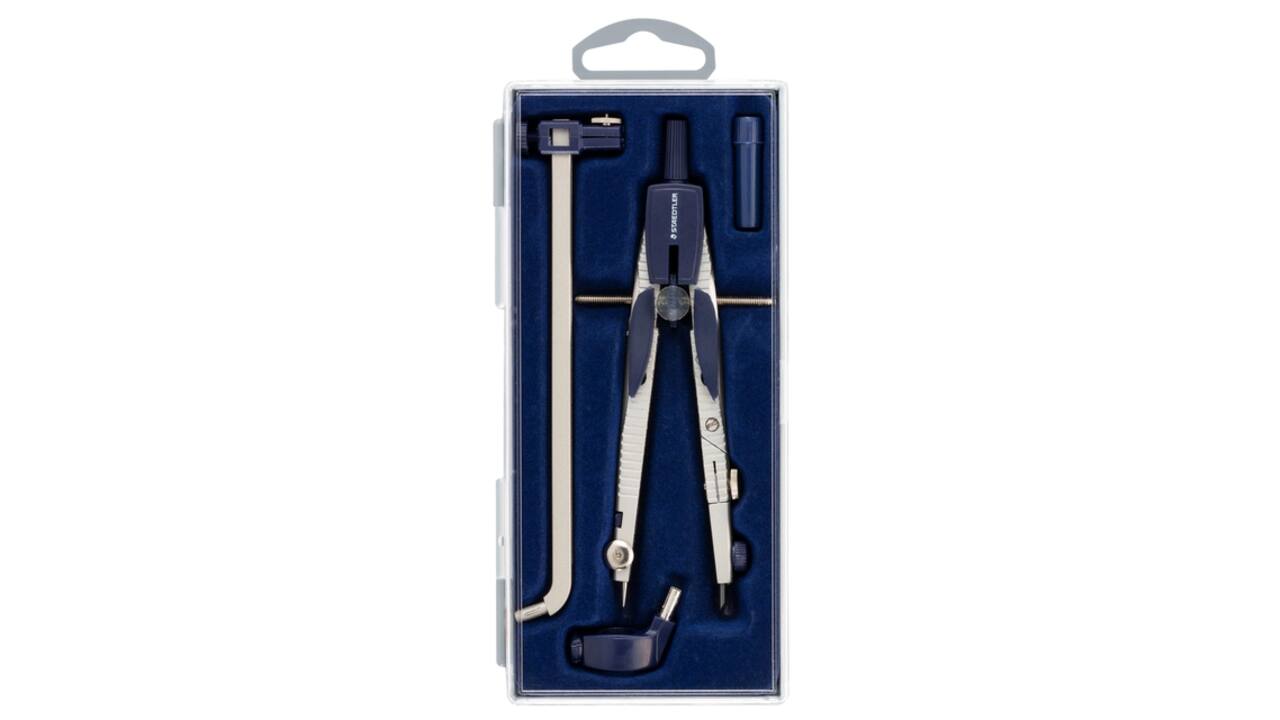 Passer Staedtler Mars 553 met snelverstelling en verlengstuk