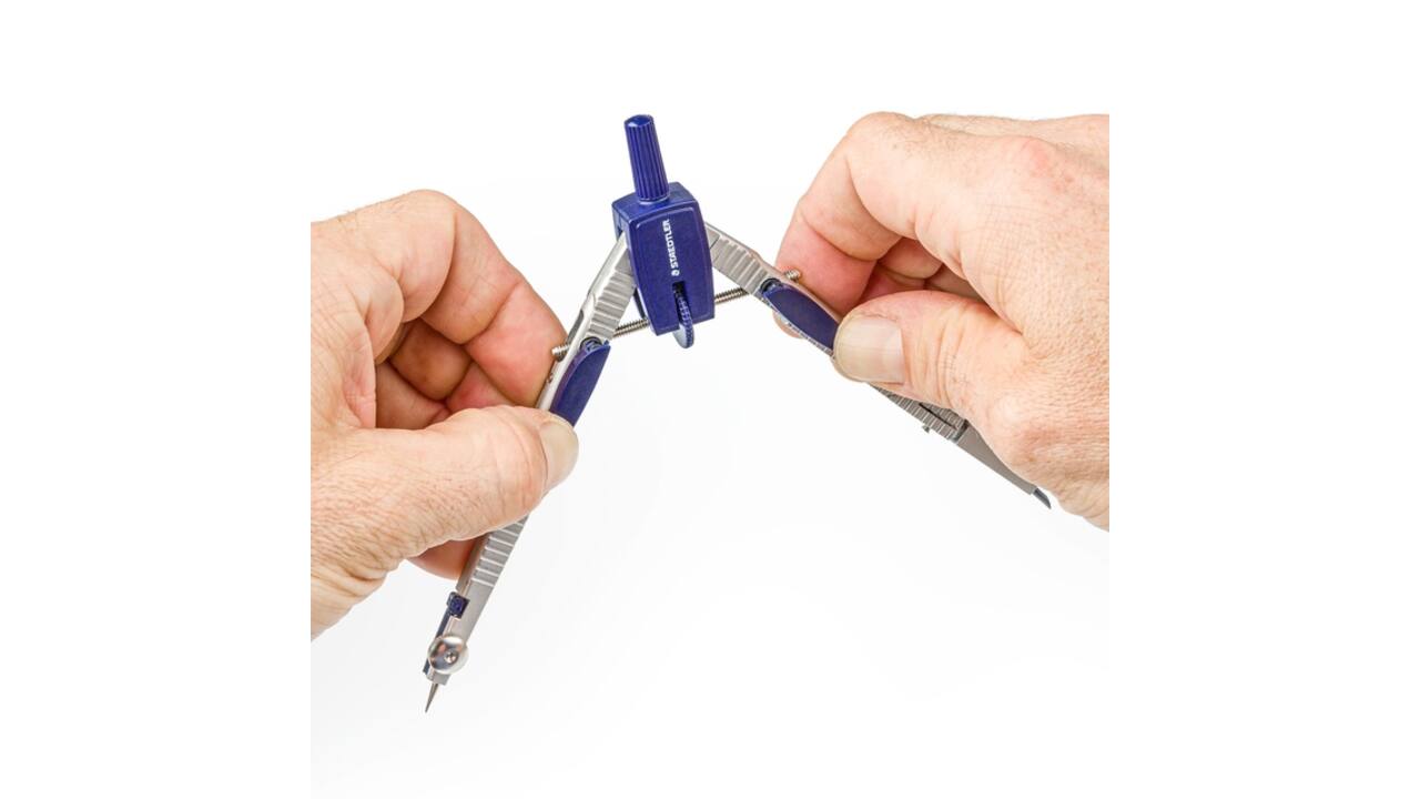 Passer Staedtler Mars 553 met snelverstelling en verlengstuk