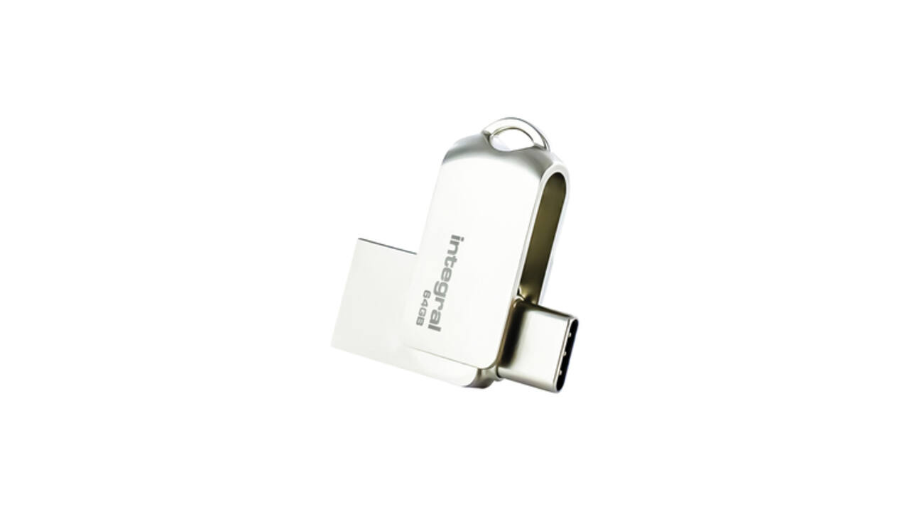 USB stick 3.0 Integral USB-360-C Dual USB-A 64GB