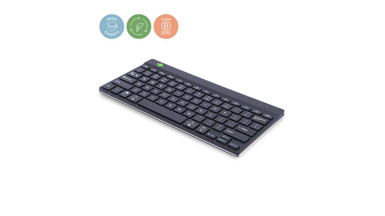 Toetsenbord R-Go Ergonomisch Compact Break QWERTY zwart