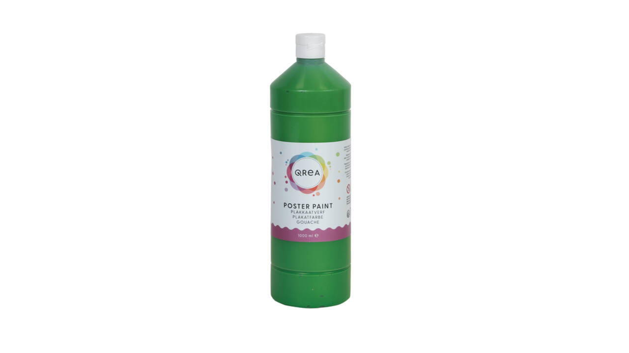Plakkaatverf Qrea middengroen 1000ml