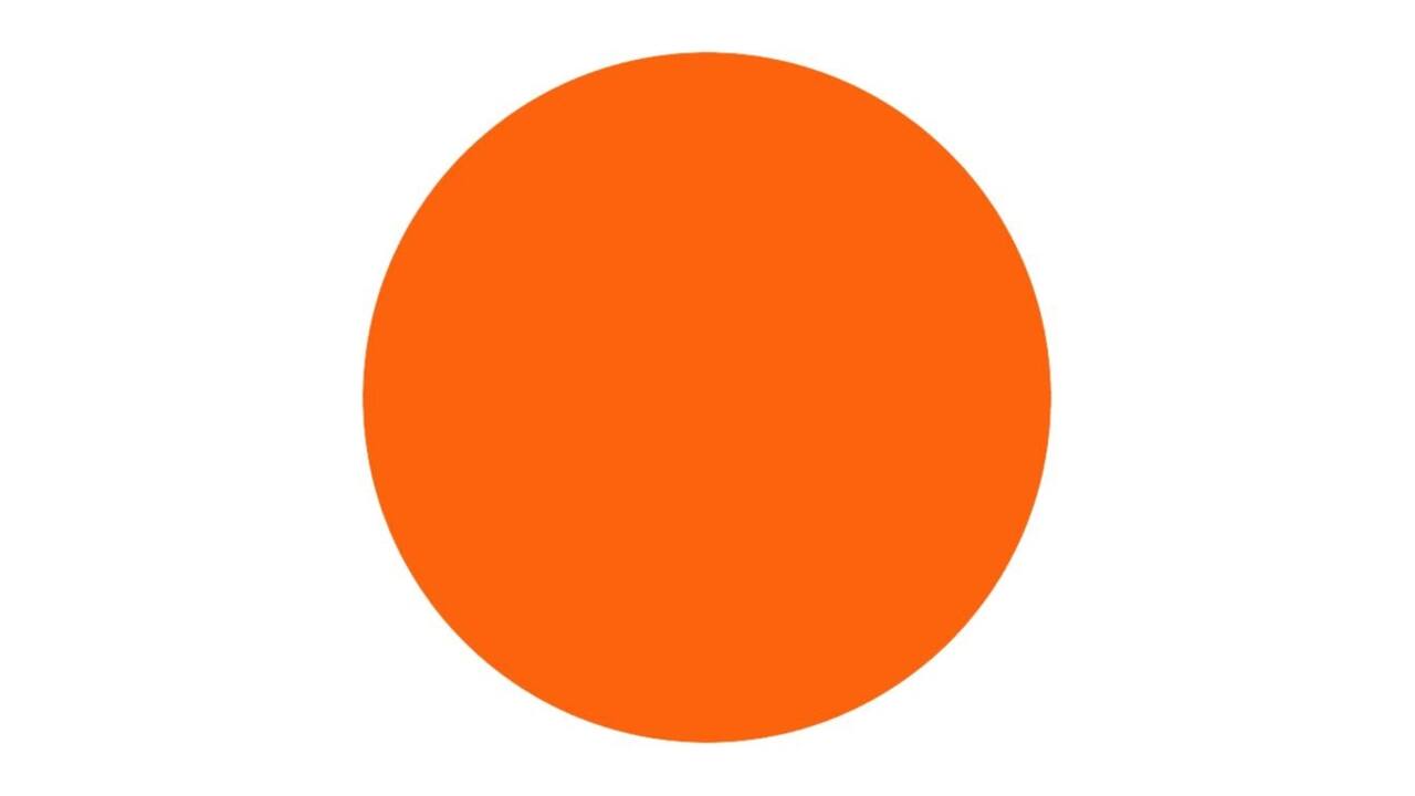 Plakkaatverf Qrea oranje 1000ml