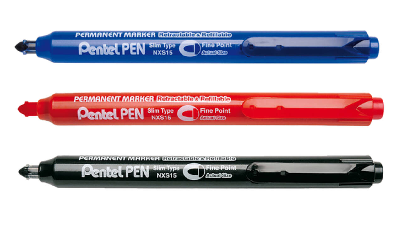 Viltstift Pentel NXS15 1mm rood