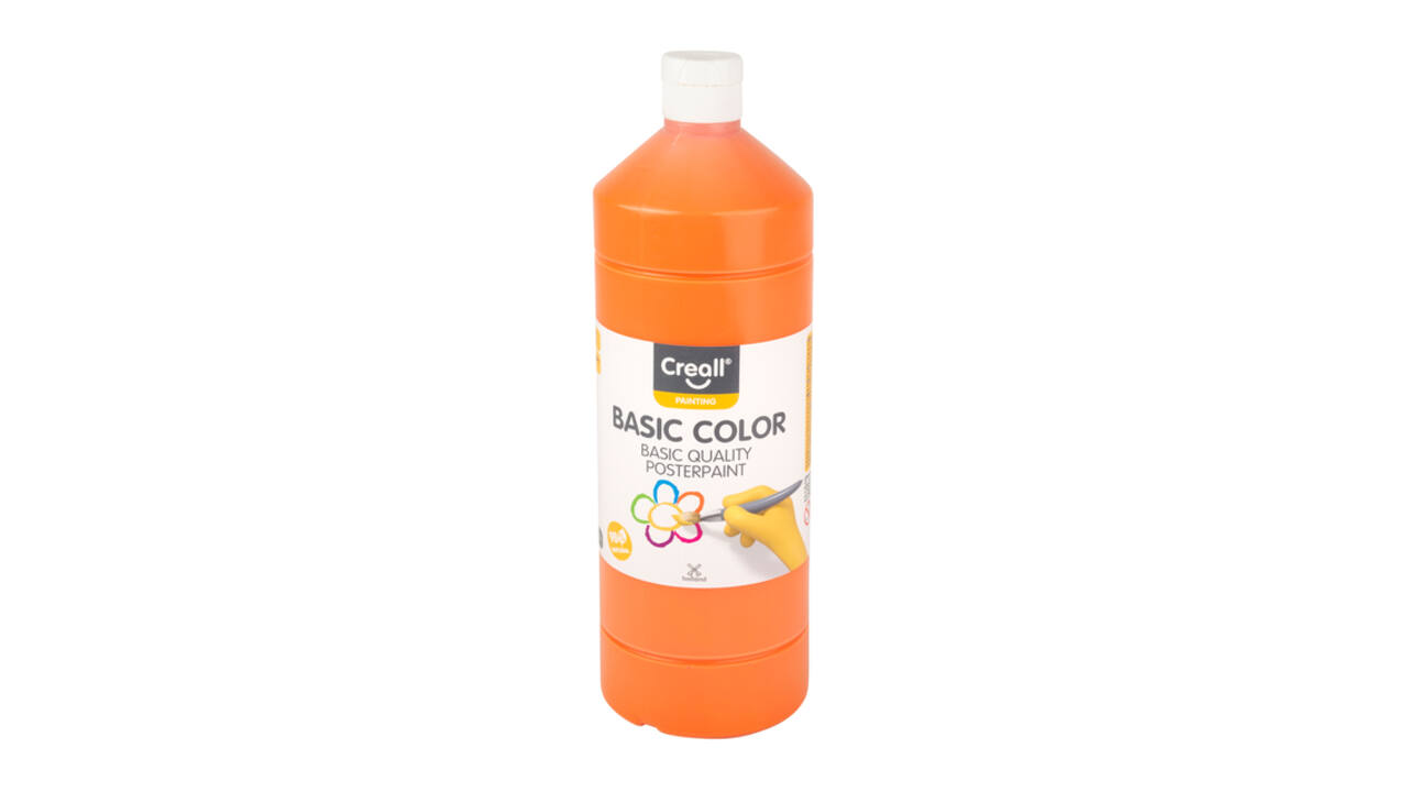 Plakkaatverf Creall basic oranje 1000ml