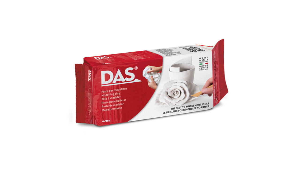 Boetseerklei DAS luchthardend 1000 gram wit
