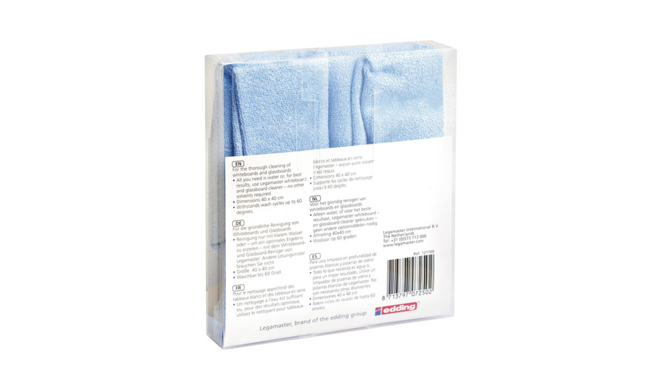 Microvezeldoek Legamaster 40x40cm 2 stuks