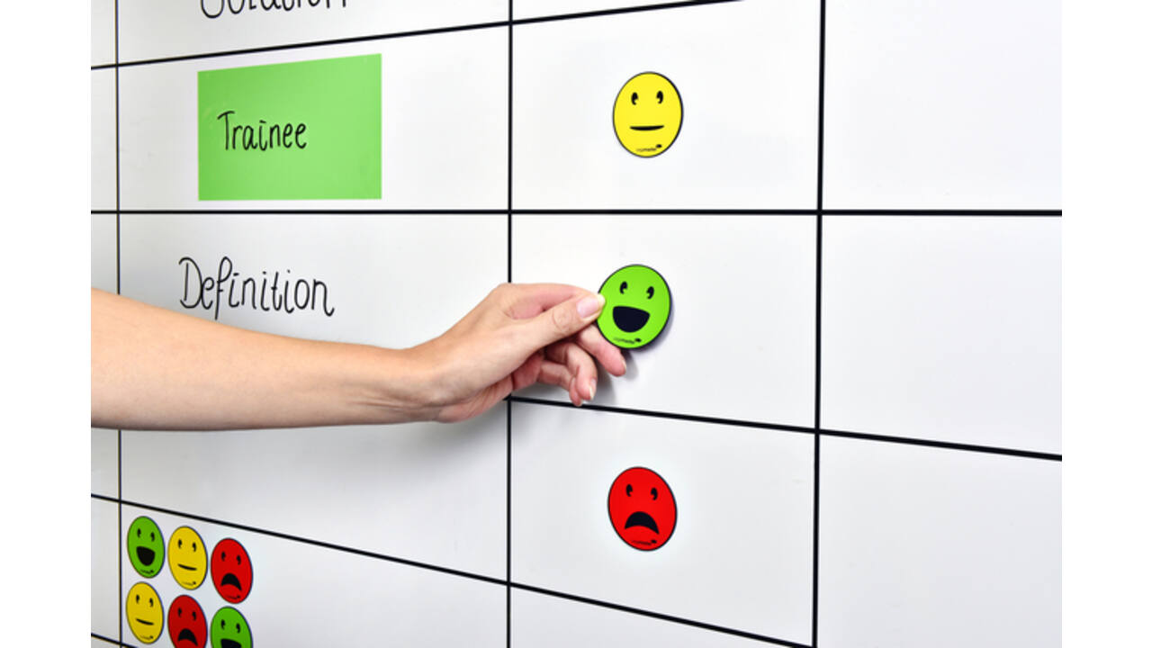 Magneet Legamaster emoticon 50mm assorti 6 stuks