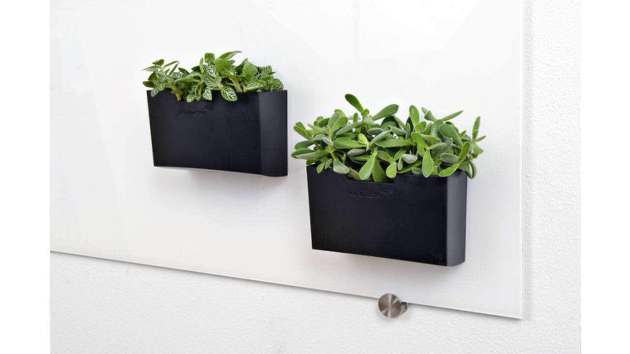 Glasbord accessoirehouder Legamaster zwart