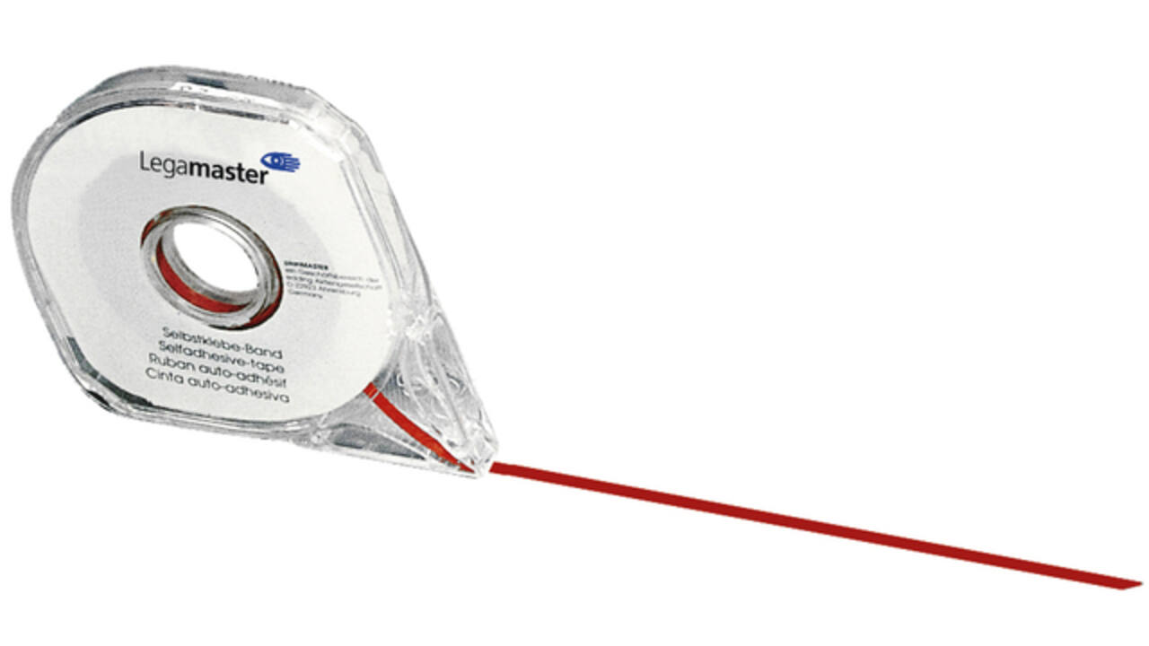 Planbord verdeeltape Legamaster 2,5mmx16m rood