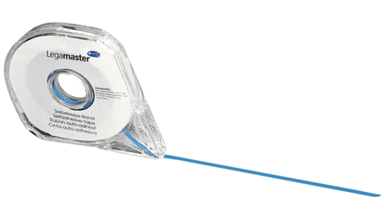 Planbord verdeeltape Legamaster 2,5mmx16m blauw