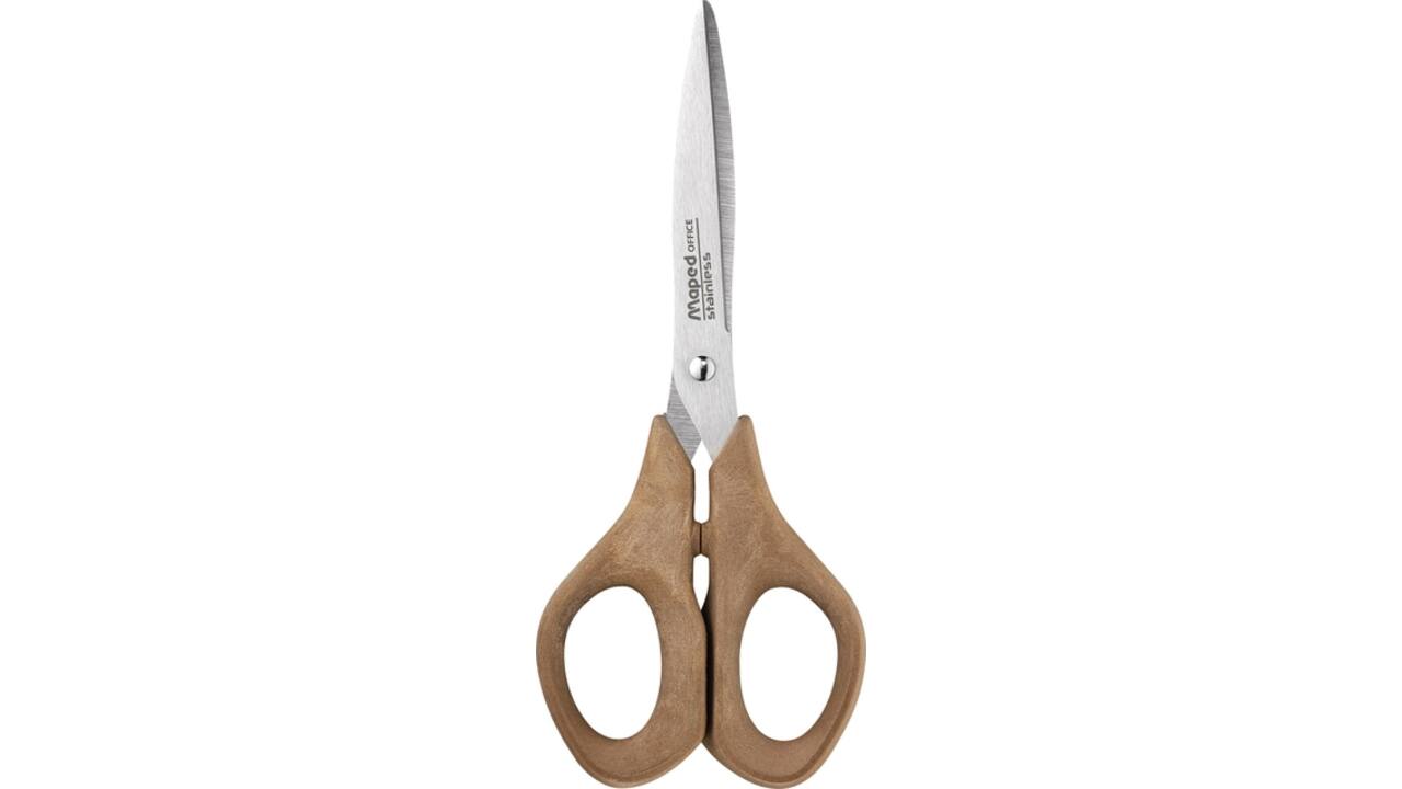 Schaar Maped Office Advanced Wood 17cm bruin