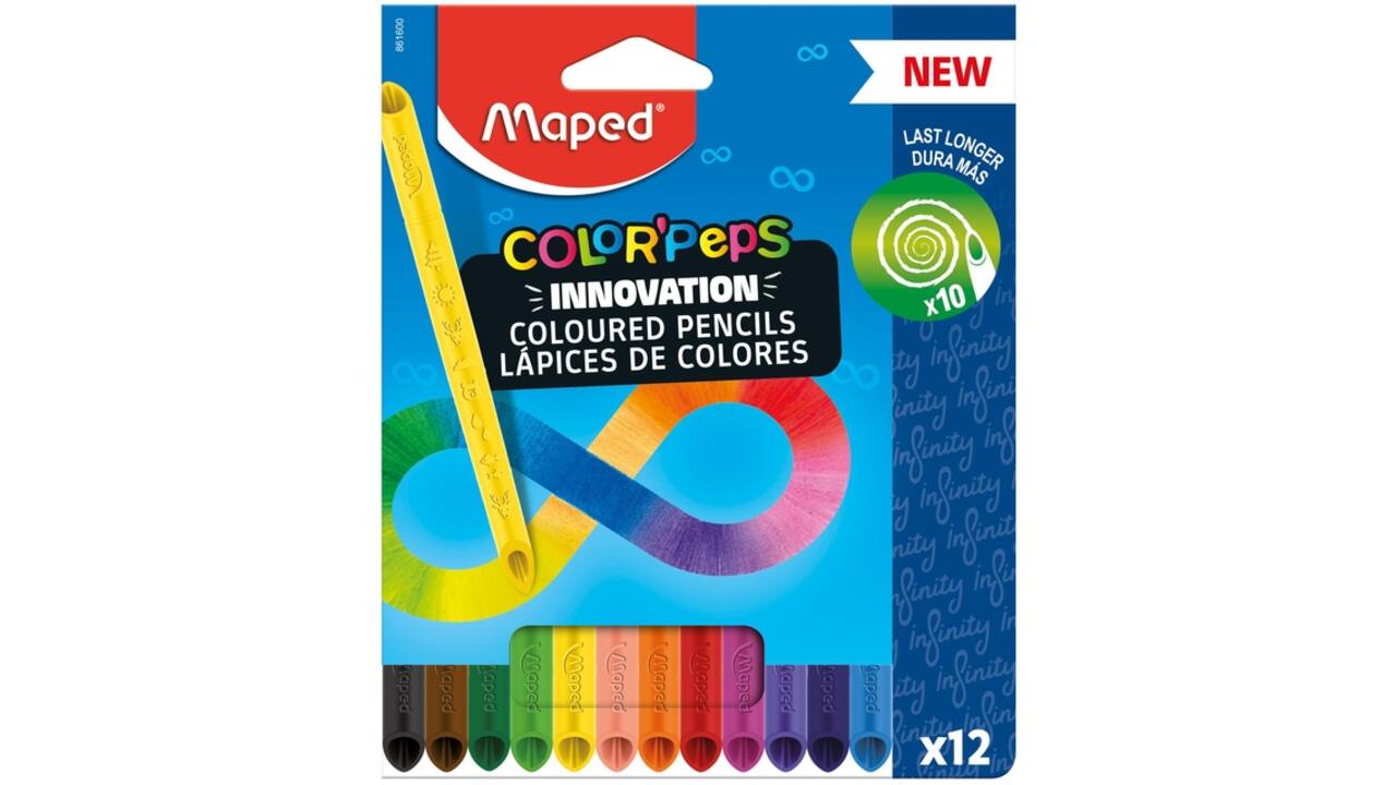 Kleurpotlood Maped Color'Peps Infinity set à 12 kleuren