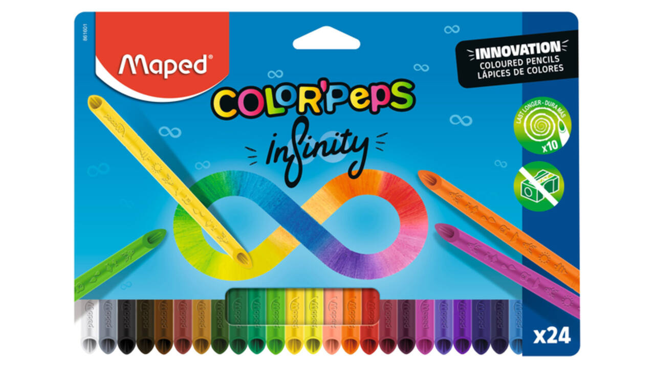 Kleurpotlood Maped Color'Peps Infinity set à 24 kleuren
