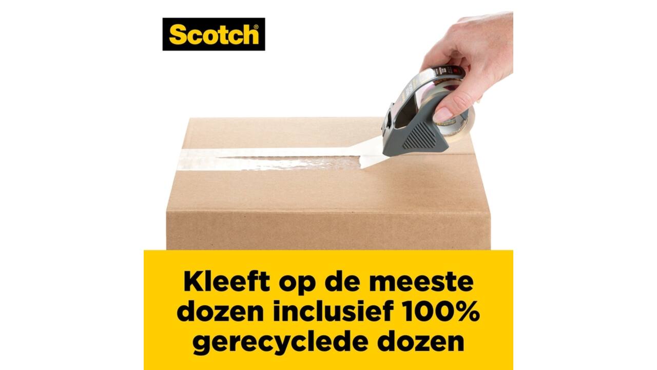 Verpakkingstape Scotch Box Lock 3950-EF 48mmx50m 3 stuks