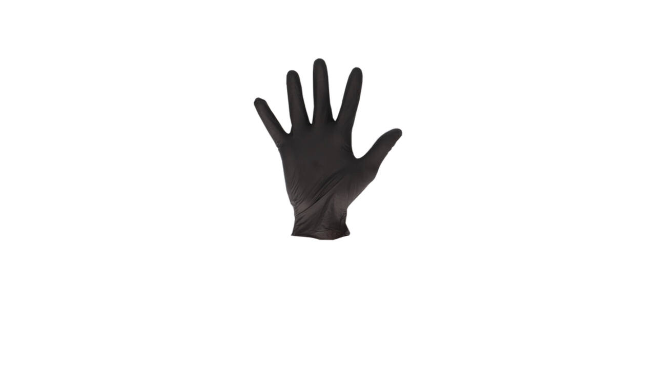 Handschoen CMT L soft nitril zwart 100 stuks