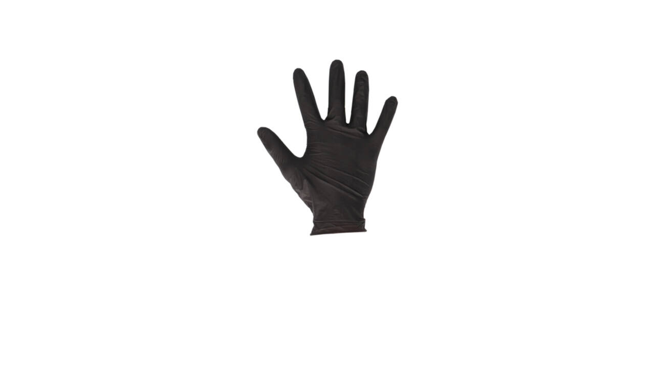 Handschoen CMT L soft nitril zwart 100 stuks