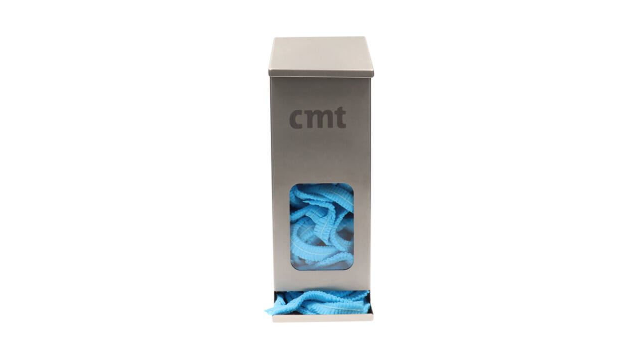 Haarnet CMT clip non-woven L 53cm PP blauw 100 stuks