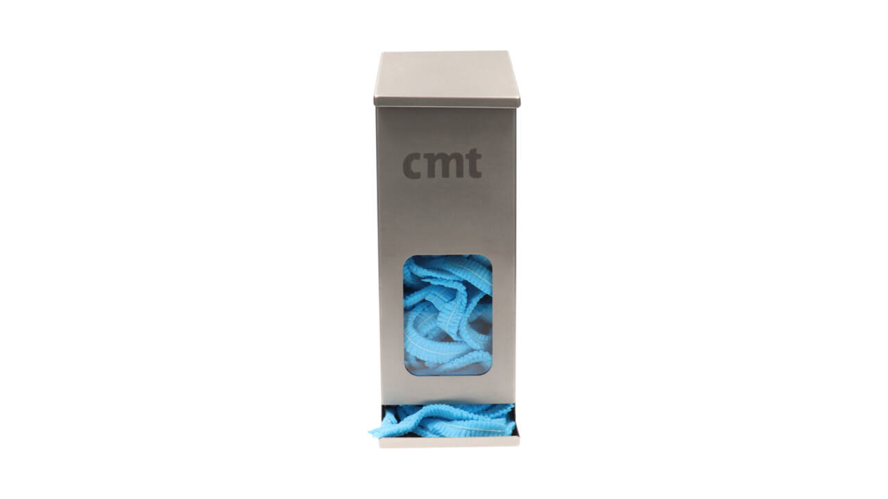 Haarnet CMT clip non-woven M 50cm PP blauw 100 stuks