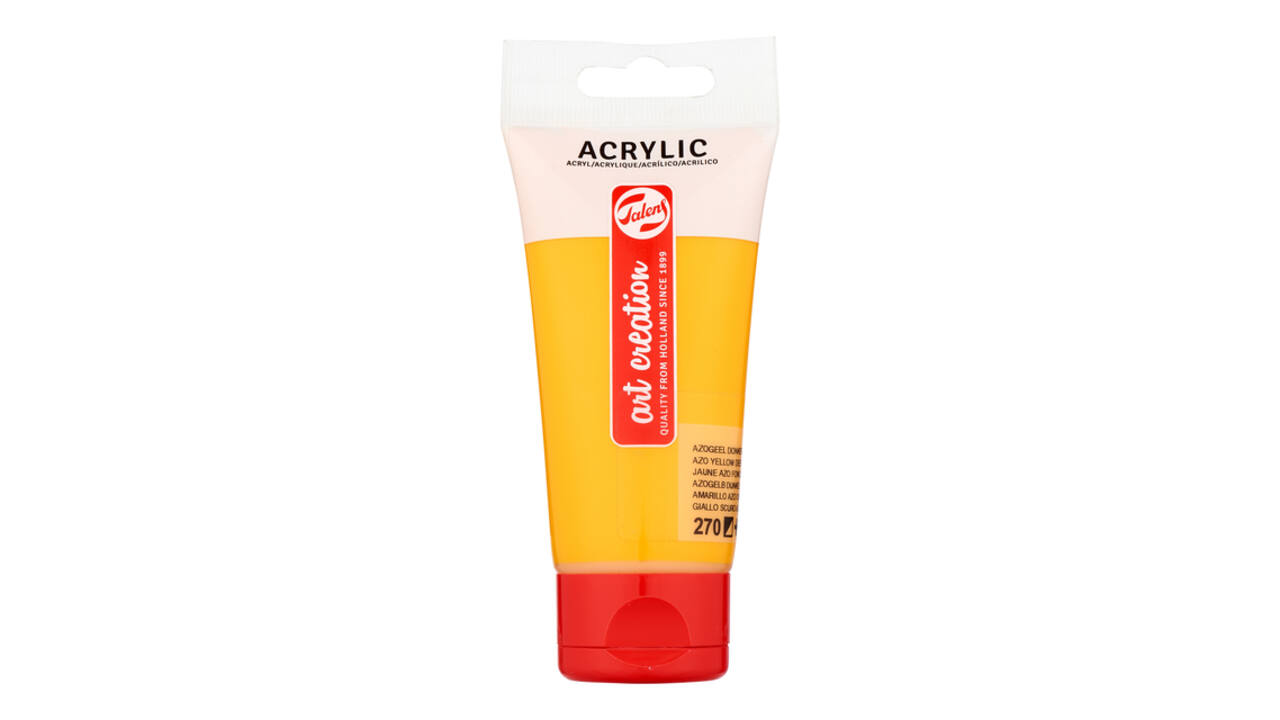 Acrylverf Talens Art Creation 270 azogeel donker tube à 75ml