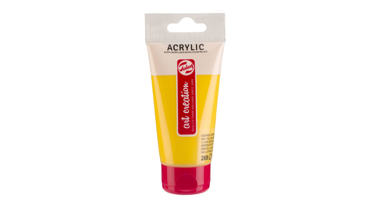 Acrylverf Talens Art Creation 269 azogeel middel tube à 75ml