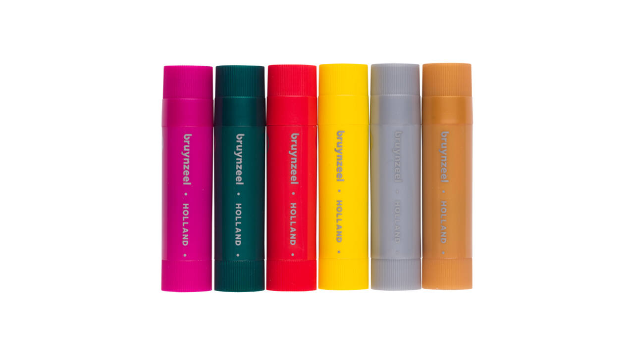 Verfstift Bruynzeel Kids assorti metallic 6 stuks