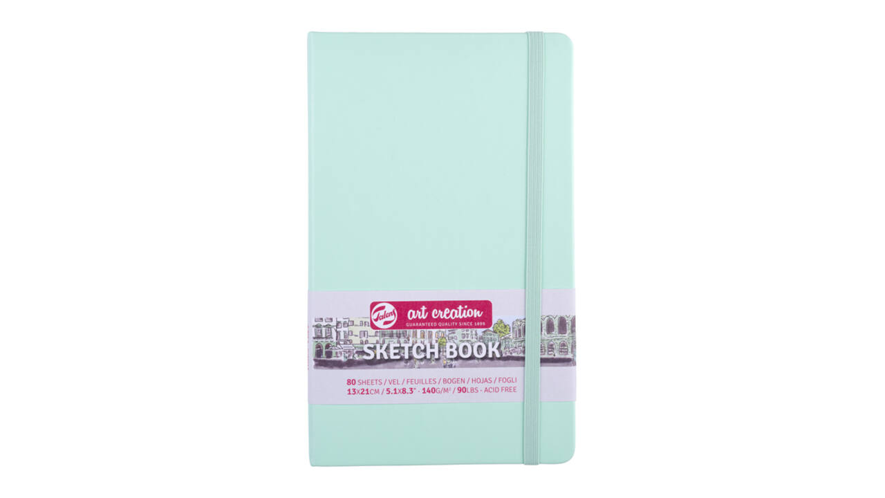 Schetsboek Talens Art Creation 80 vel 140gr 130x210mm frisse munt
