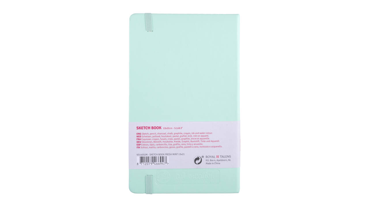 Schetsboek Talens Art Creation 80 vel 140gr 130x210mm frisse munt