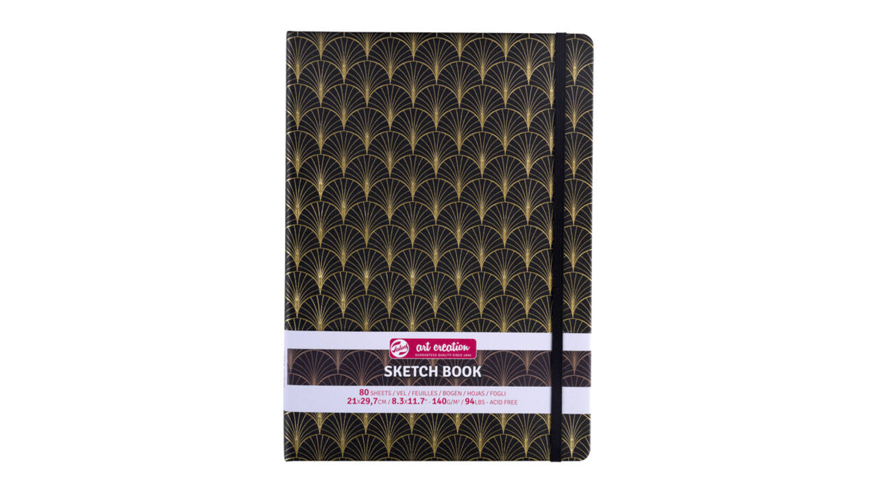 Schetsboek Talens Art Creation 80 vel 140gr 210x297mm art deco
