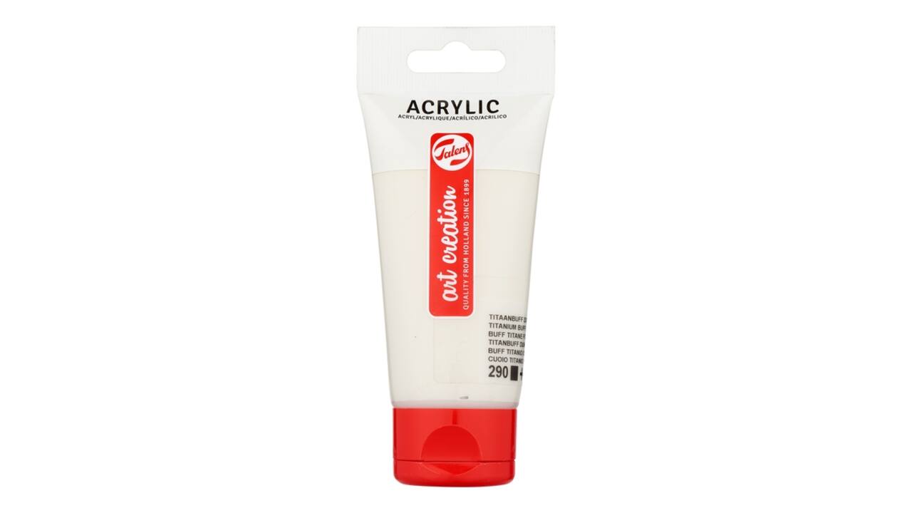 Acrylverf Talens Art Creation 290 donker titaanbuff tube à 75ml