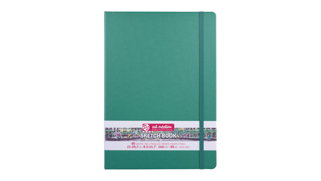 Schetsboek Talens Art Creation 80 vel 140gr 210x297mm woudgroen