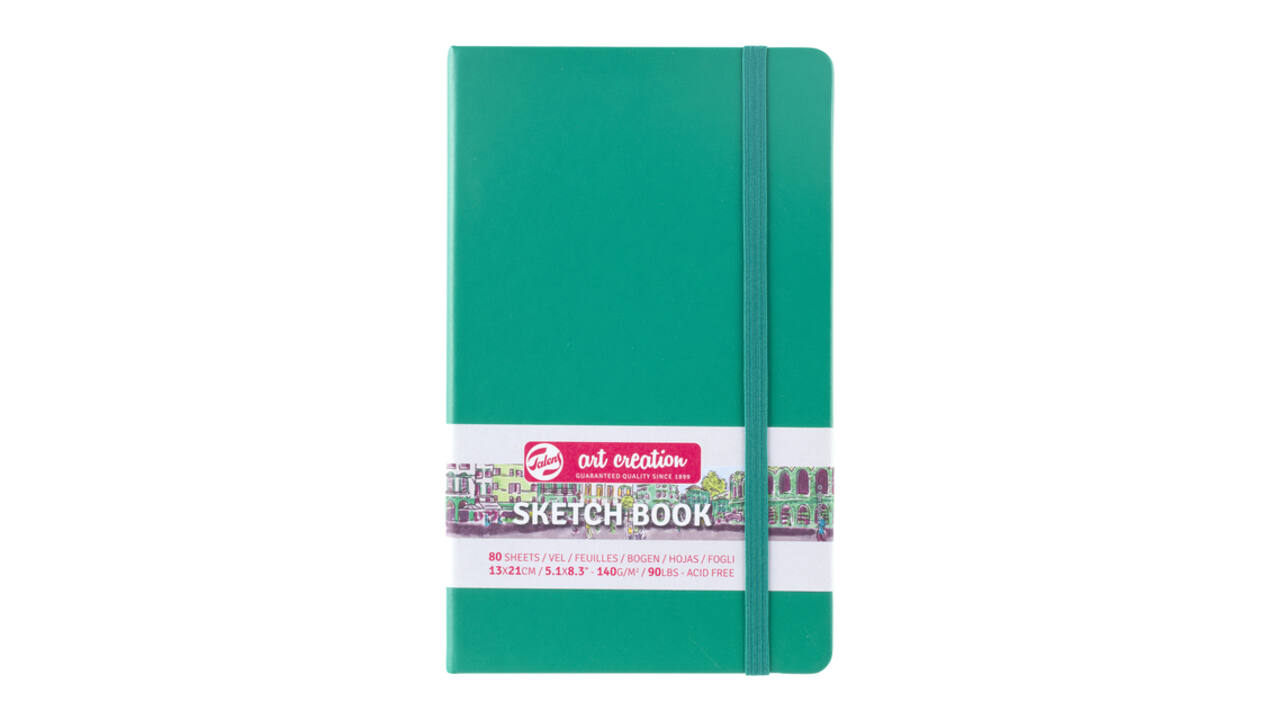 Schetsboek Talens Art Creation 80 vel 140gr 130x210mm woudgroen