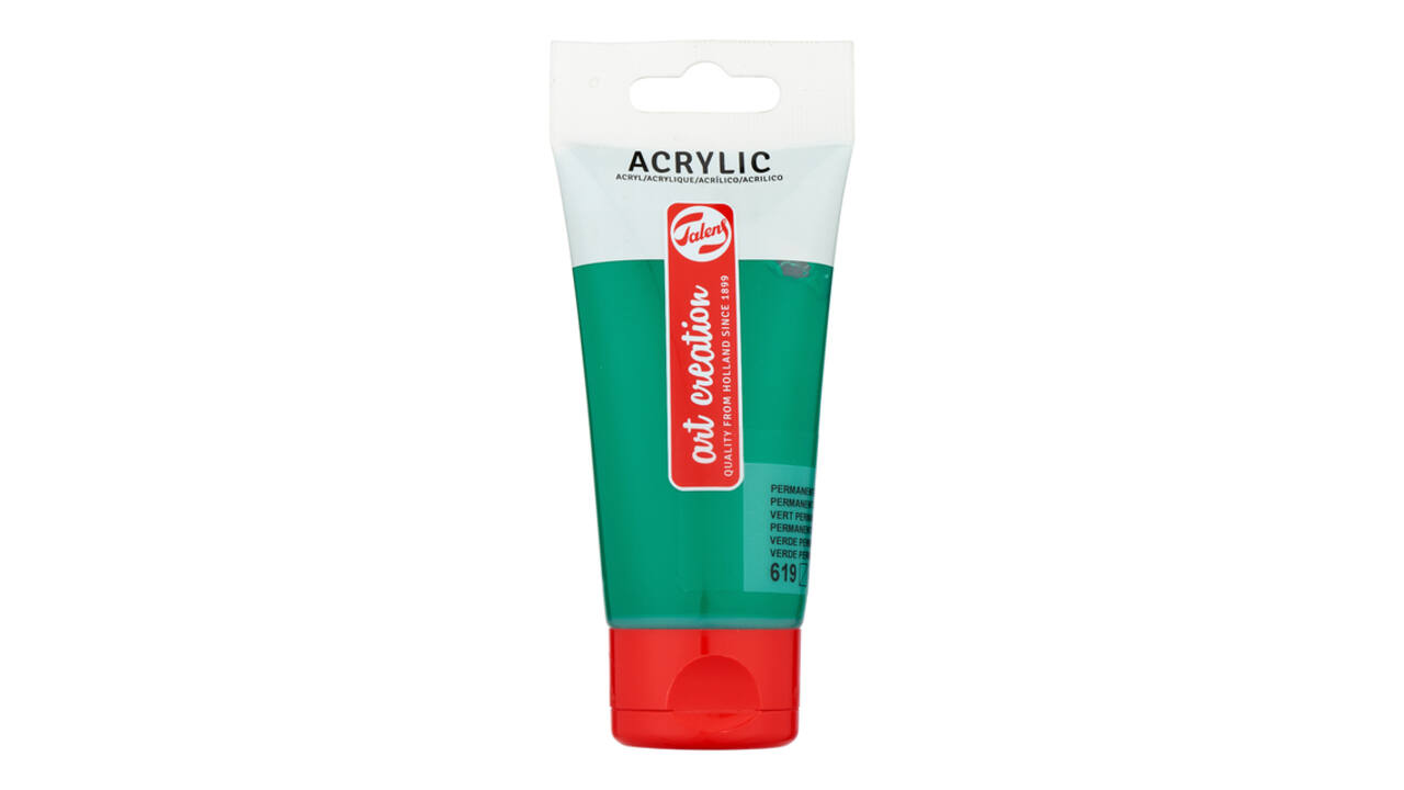 Acrylverf Talens Art Creation 619 permanentgroen donker tube à 75ml