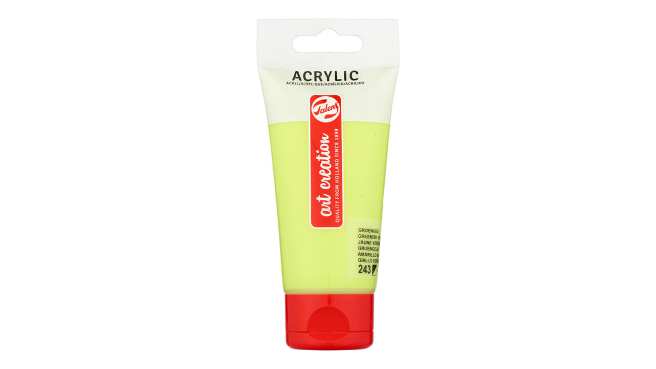 Acrylverf Talens Art Creation 243 groengeel tube à 75ml