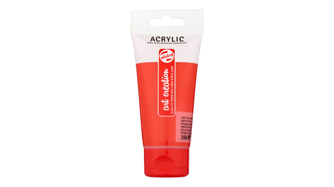 Acrylverf Talens Art Creation 396 middel naftolrood tube à 75ml