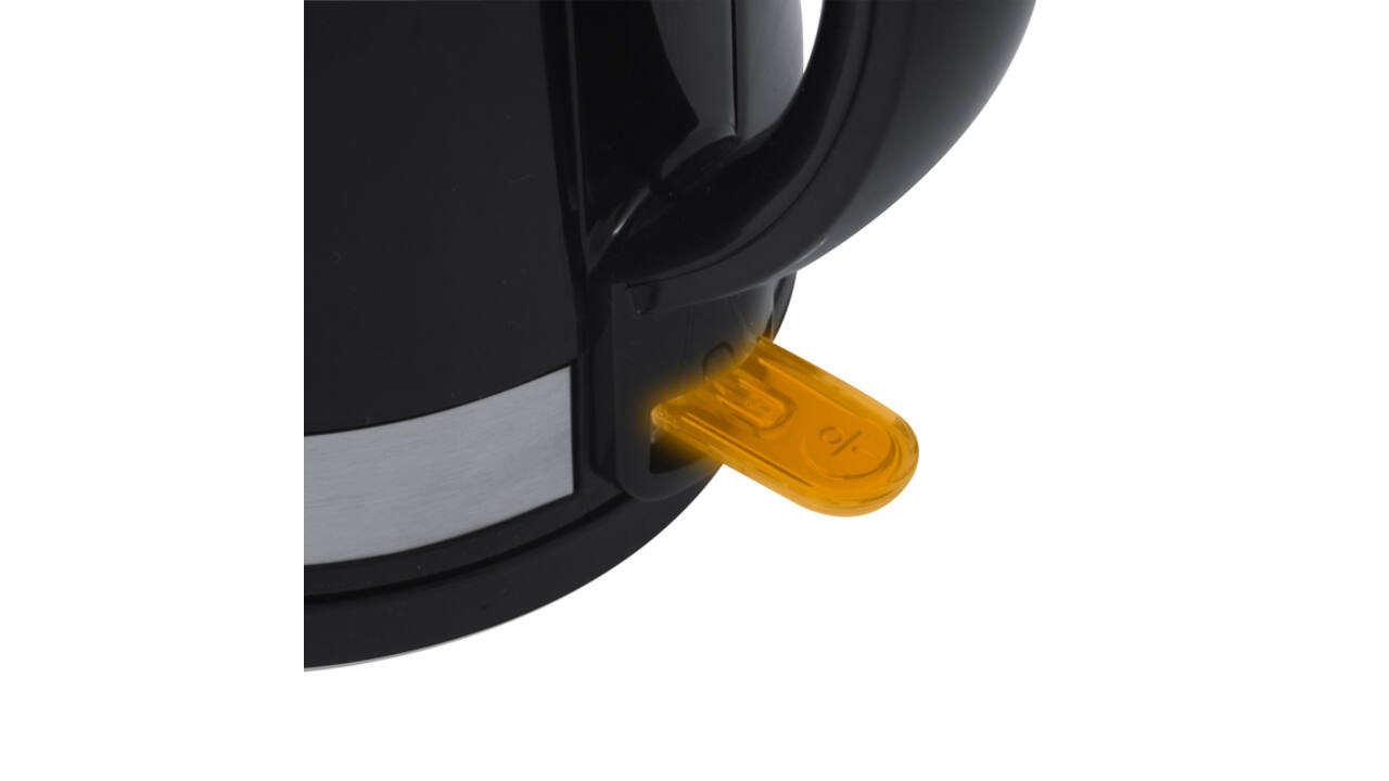 Waterkoker Inventum 1.7liter zwart met rvs