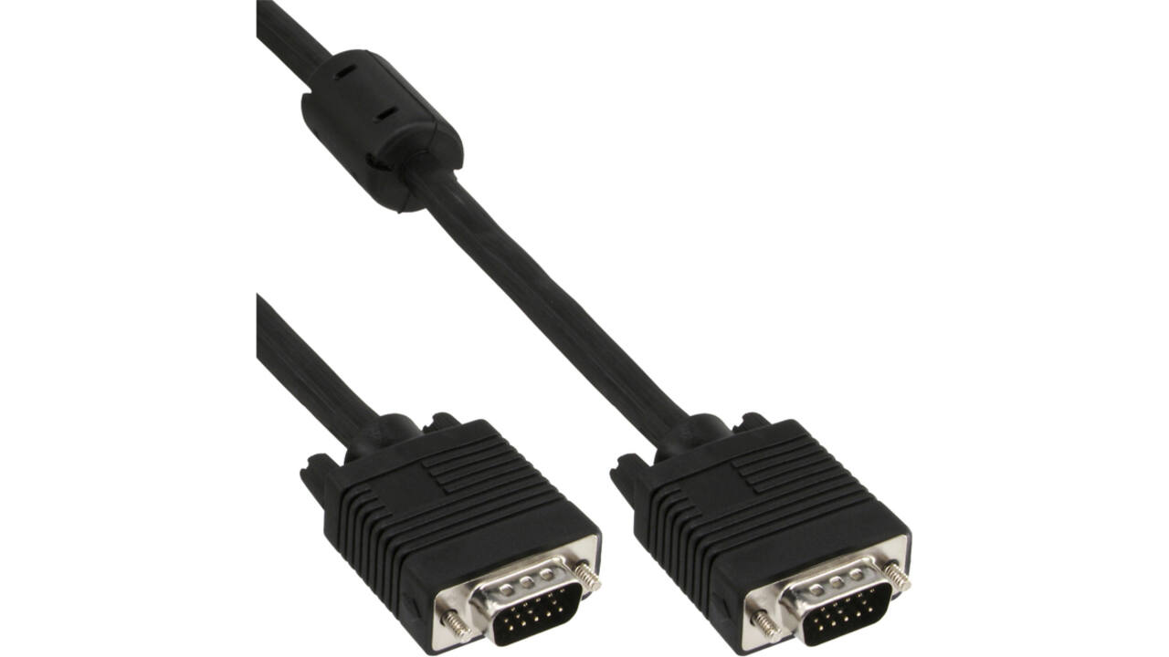 Kabel InLine S VGA 15HD M-M 2 meter zwart