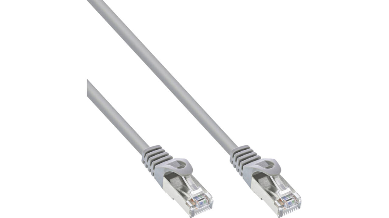 Kabel InLine Cat.5e SF UTP 1.5 meter grijs