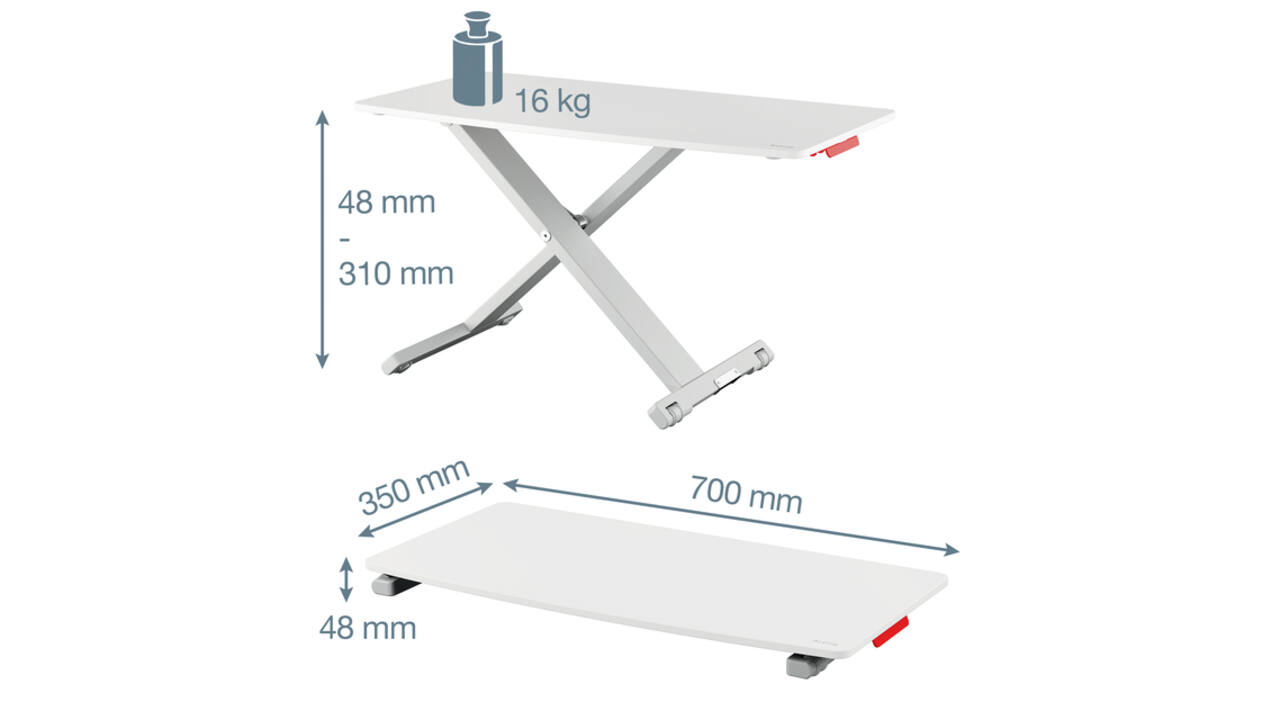 Zit-sta bureau Leitz Ergo Cosy
