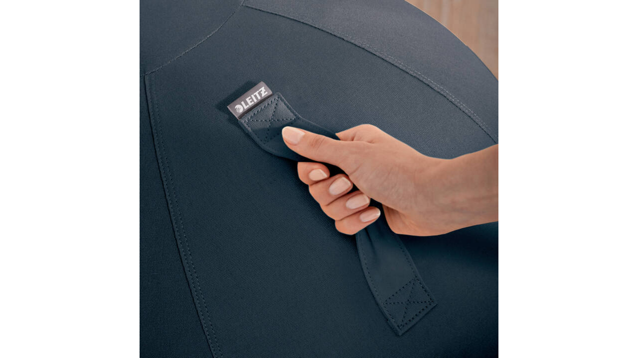 Actieve zitbal Leitz Ergo Cosy 65cm donkergrijs