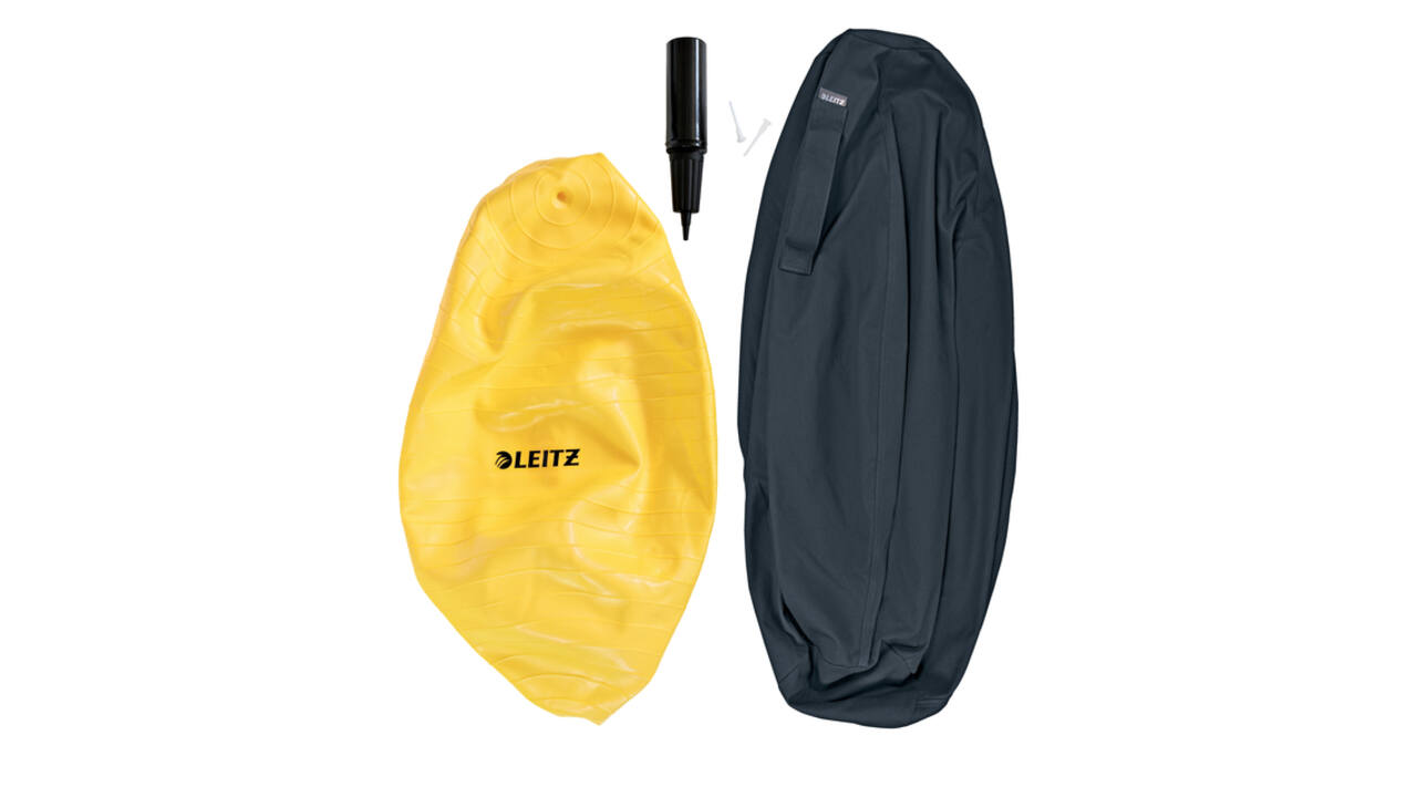 Actieve zitbal Leitz Ergo Cosy 65cm donkergrijs