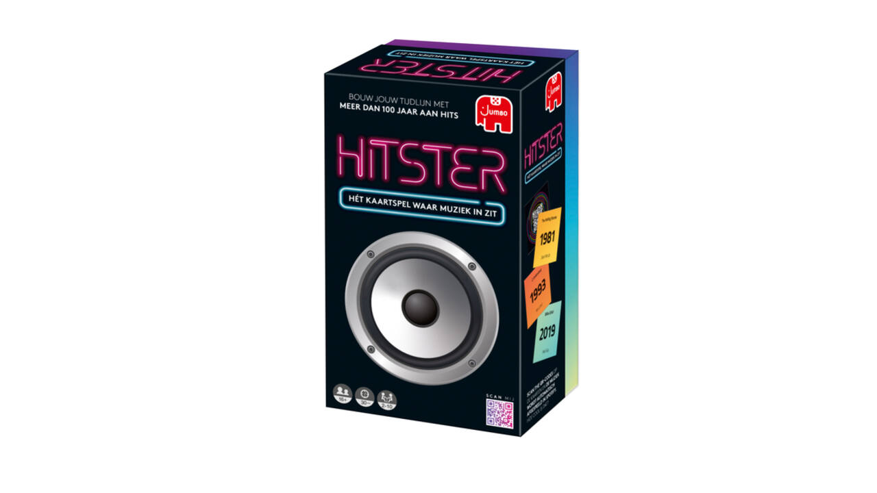 Kaartspel Hitster 16+ waar muziek in zit