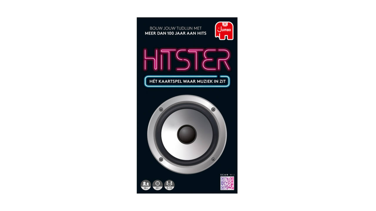 Kaartspel Hitster 16+ waar muziek in zit