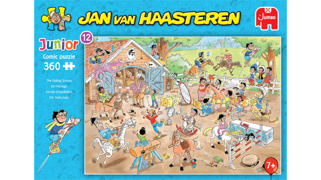 Puzzel Jan van Haasteren Junior The Riding School 360 stukjes