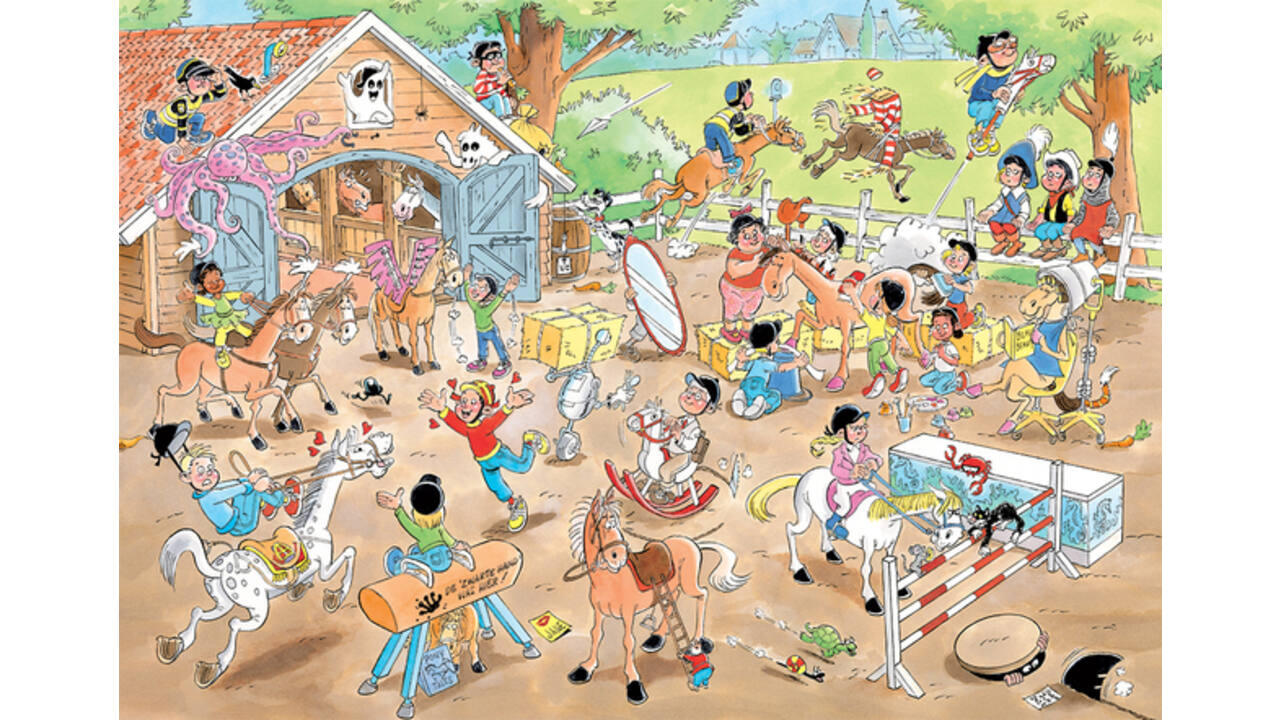 Puzzel Jan van Haasteren Junior The Riding School 360 stukjes