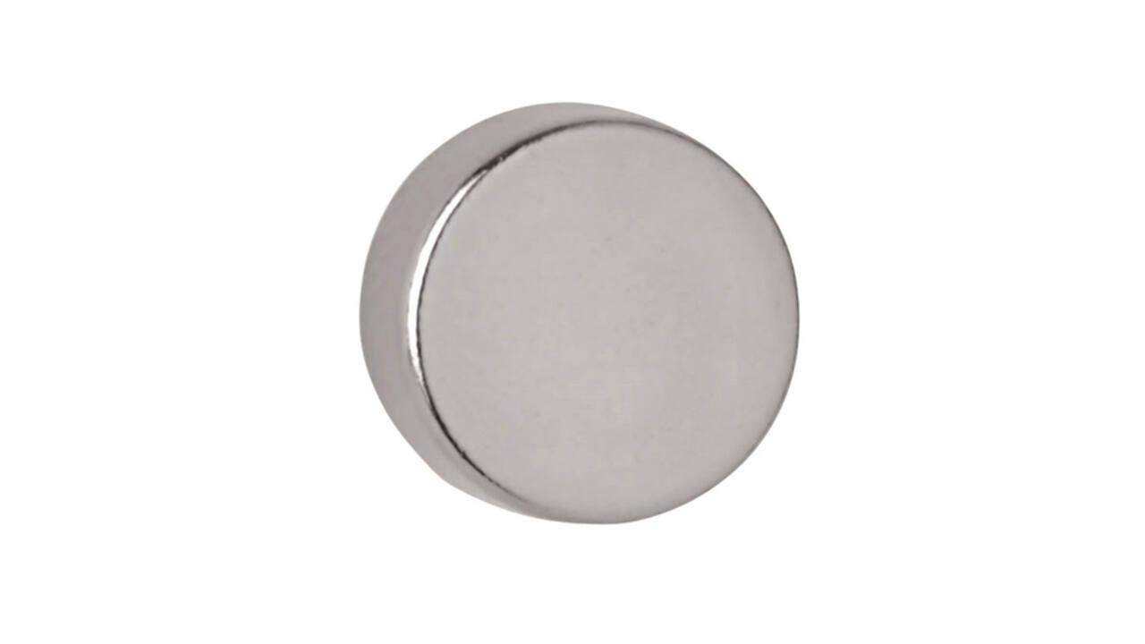 Magneet MAUL Neodymium rond 8x3mm 1.5kg 10 stuks