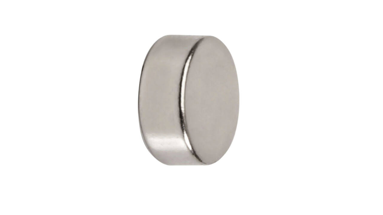 Magneet MAUL Neodymium rond 8x3mm 1.5kg 10 stuks