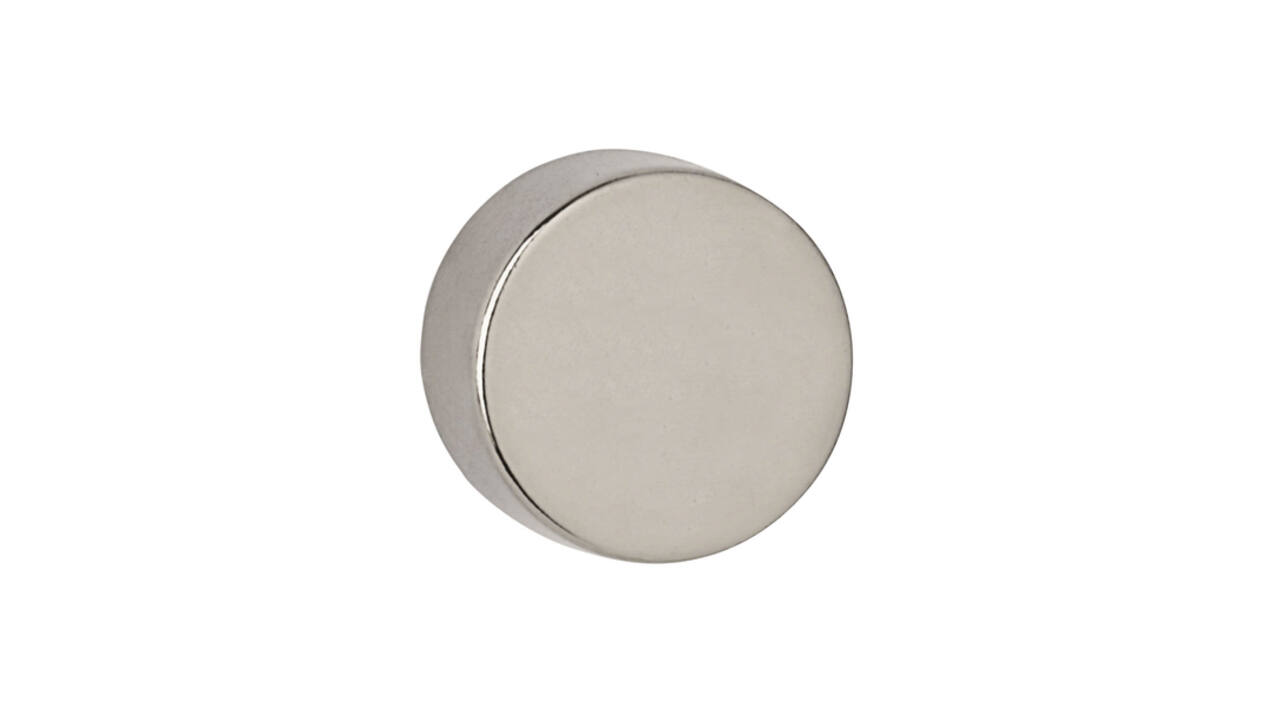 Magneet MAUL Neodymium rond 15x10mm 8kg 4 stuks
