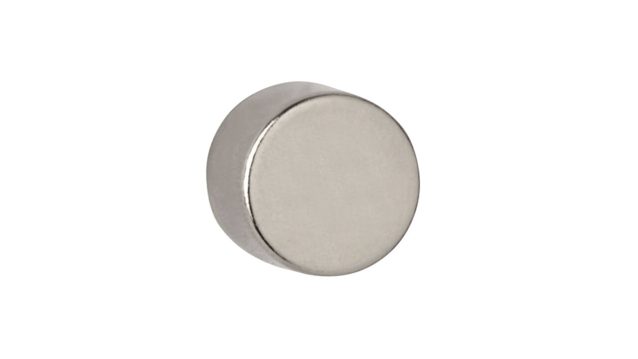 Magneet MAUL Neodymium rond 12x10mm 5.3kg 4 stuks